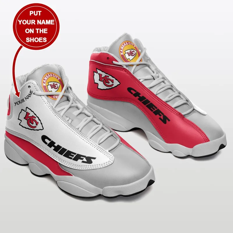 Kansas City Chiefs Personalized Air JD13 Sneakers
