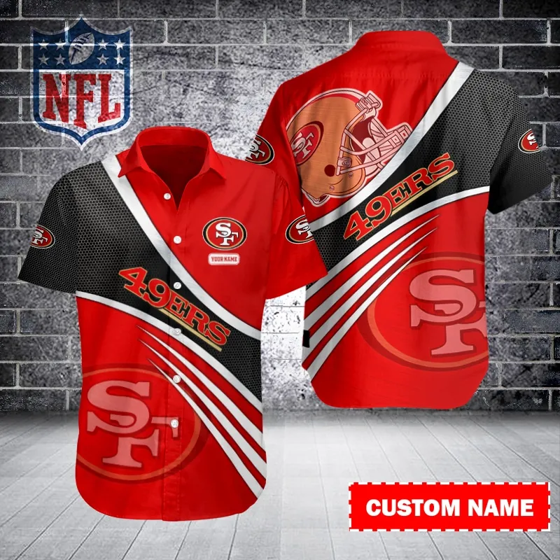 Sizing Chart for San Francisco 49ers Button Shirt