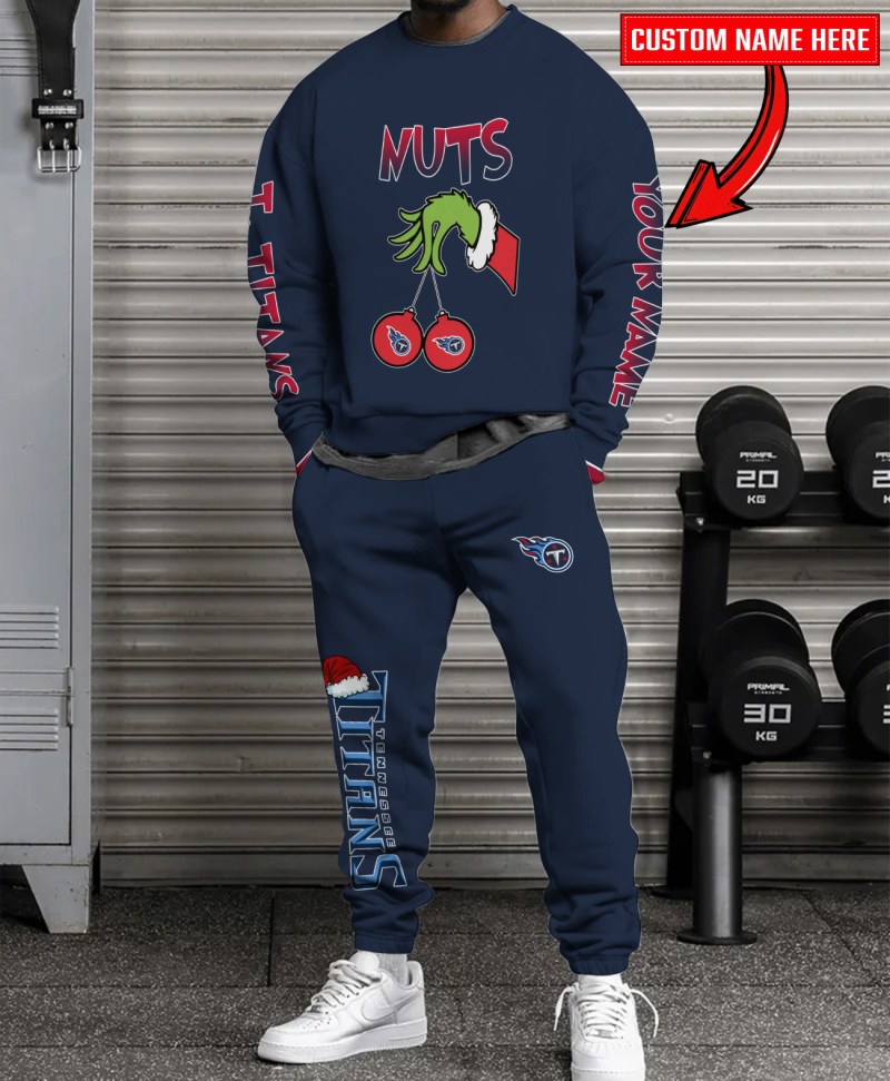 Tennessee Titans Christmas Sweatshirt and Sweatpants