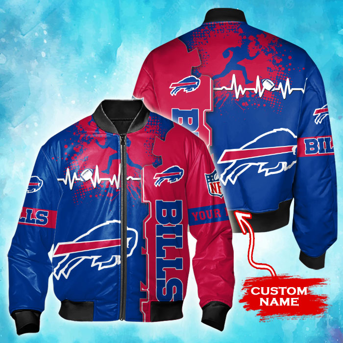 Buffalo Bills Personalized Thick Bomber Jacket