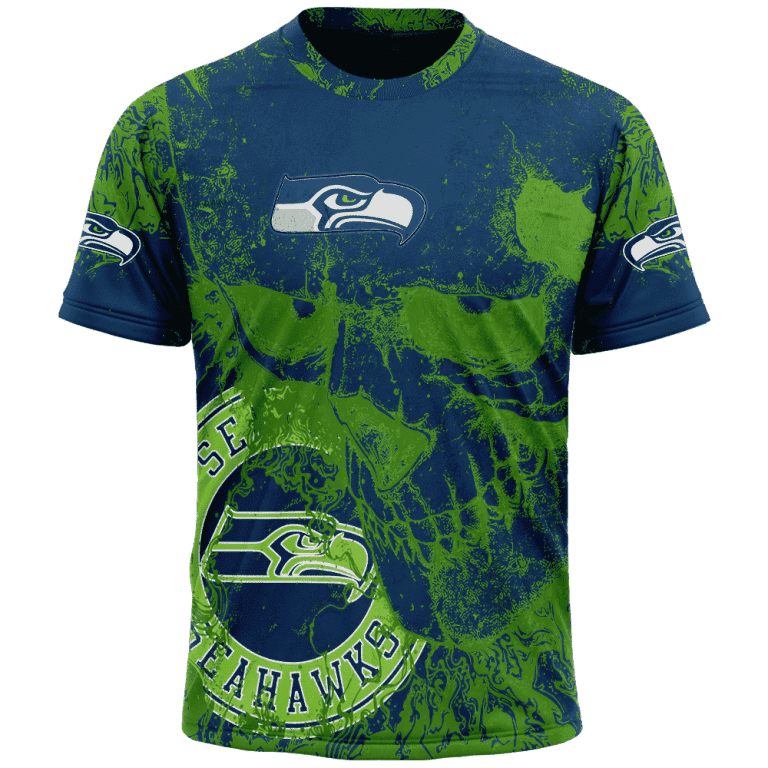 Close-up of Seattle Seahawks Sweater Design