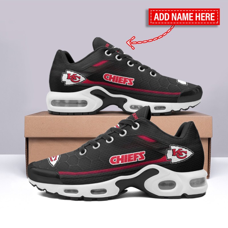 Kansas City Chiefs Personalized Plus T-N Youth Sneakers BG116