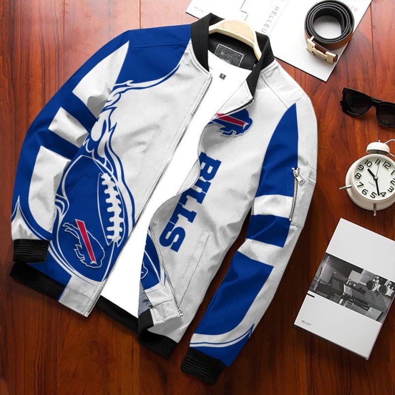 Buffalo Bills Bomber Jacket Front
