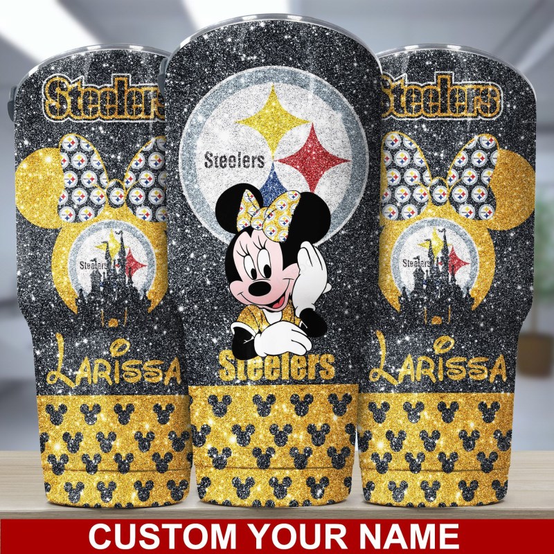 Pittsburgh Steelers Personalized Tumbler Image 1