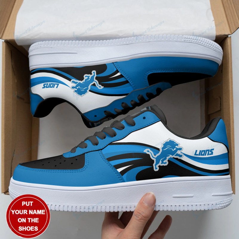 Detroit Lions Personalized AF1 Shoes