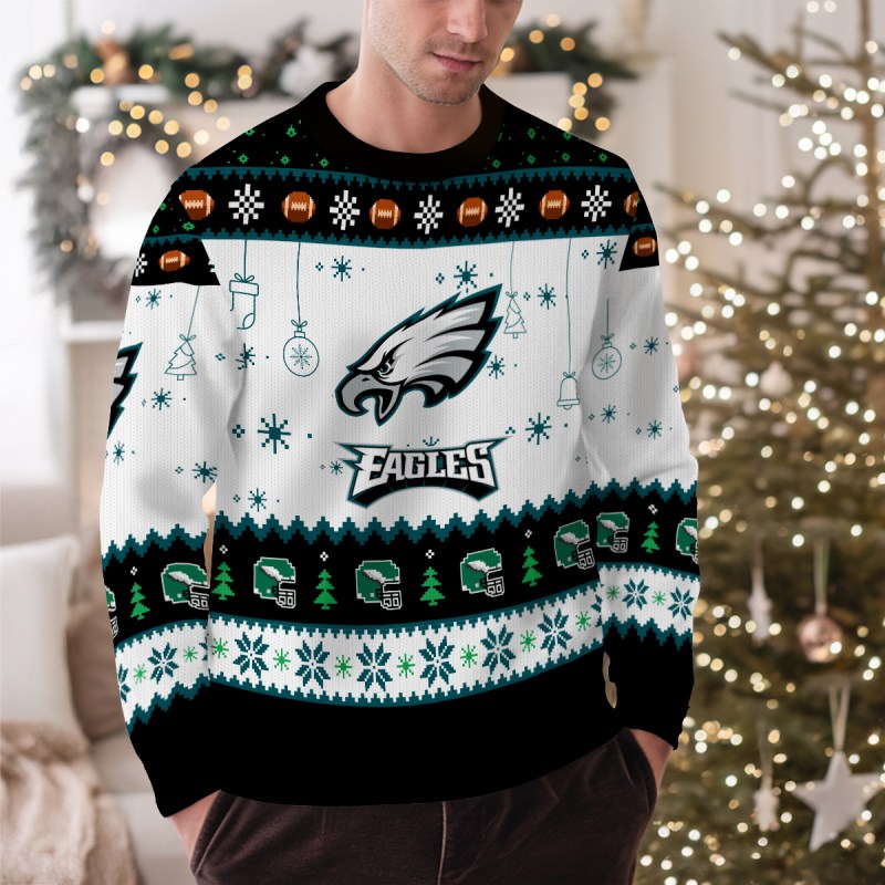 Philadelphia Eagles Premium Ugly Christmas Sweater