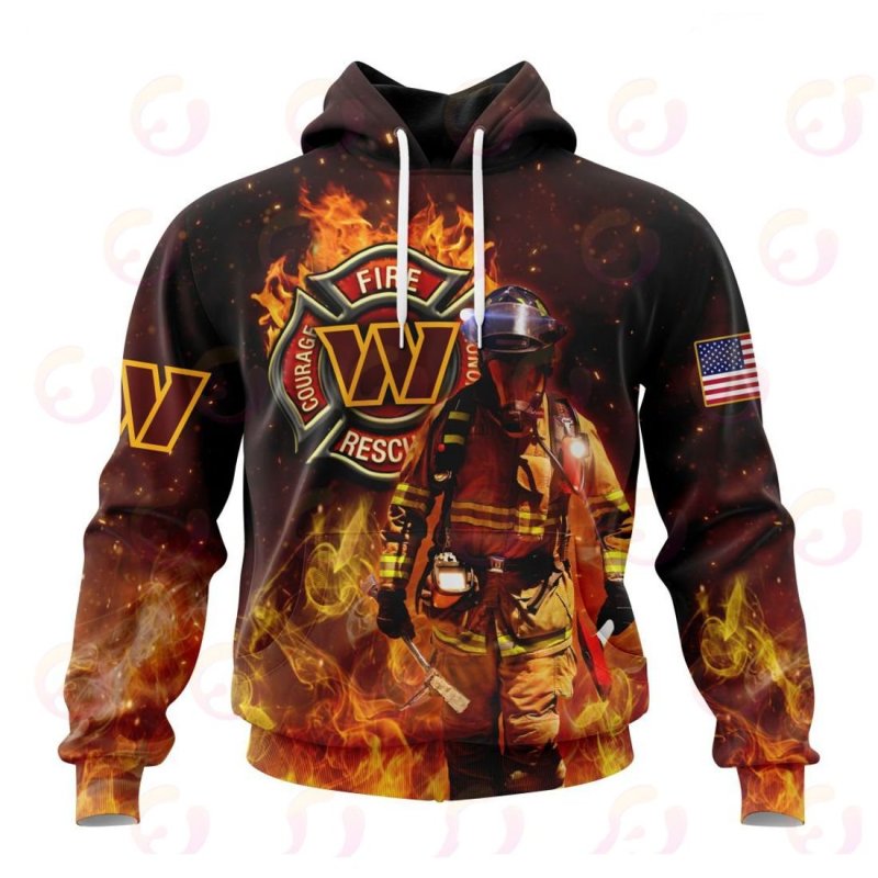 Washington Commanders Honor Firefighters Hoodie