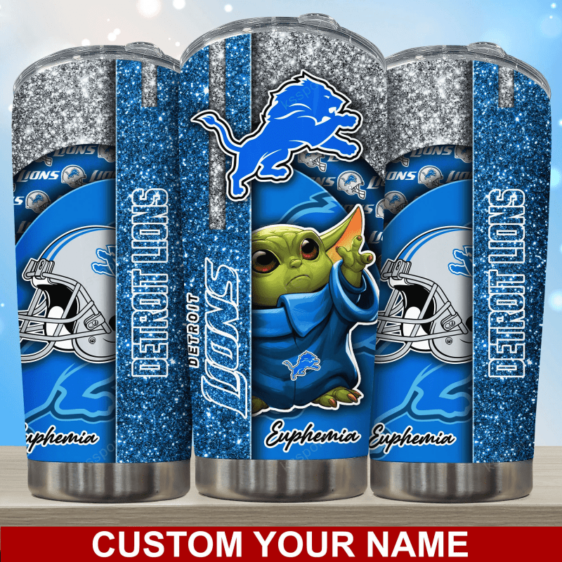 Detroit Lions Personalized Tumbler