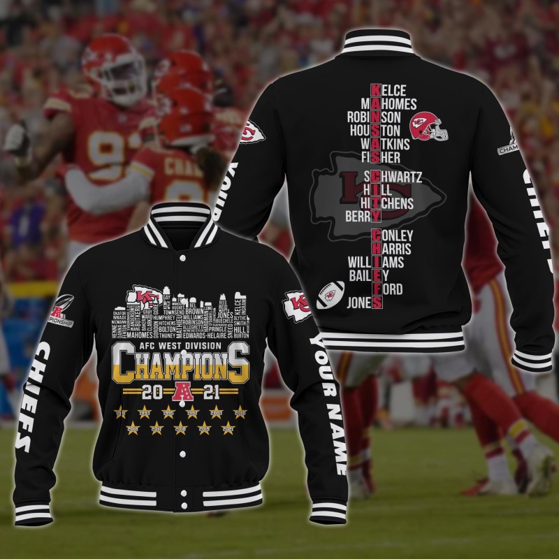 Kansas City Chiefs Baseball Jacket