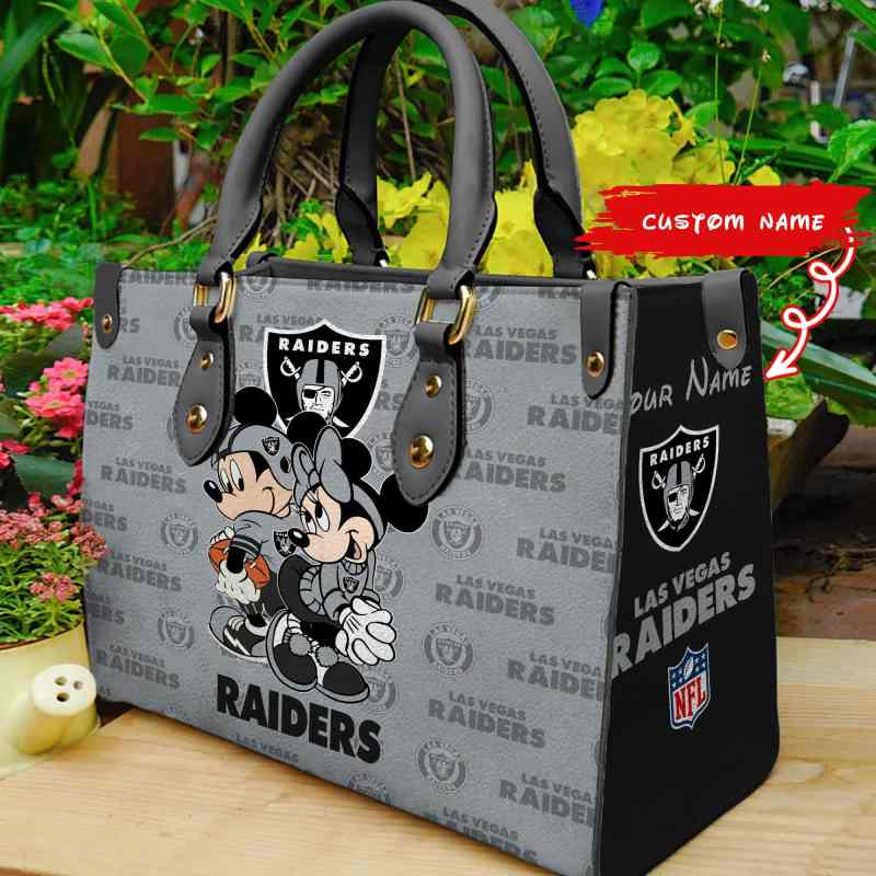 Las Vegas Raiders Personalized Hand Bag Mockup 3