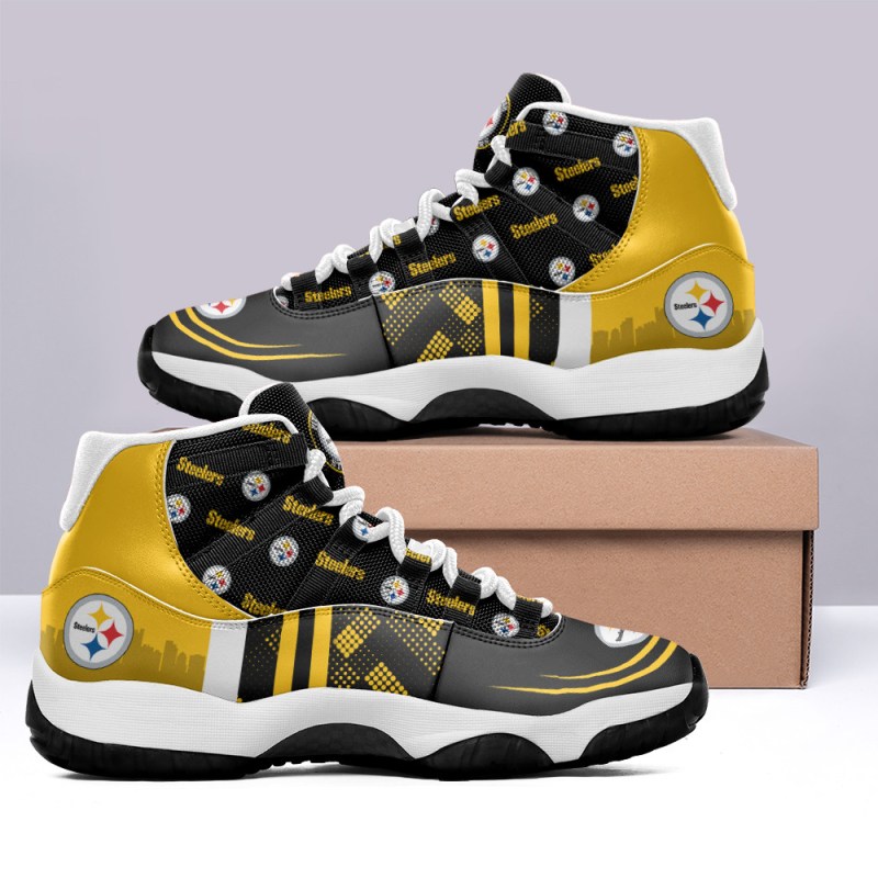 Pittsburgh Steelers AJD11 Sneakers Front View