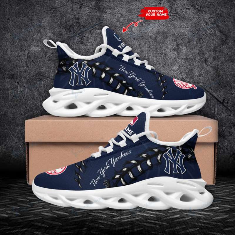New York Yankees Personalized Yezy Running Sneakers SPD378