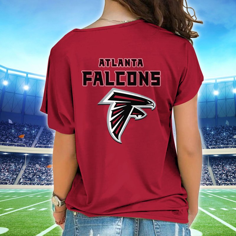 Atlanta Falcons Cross Strap Shoulder Shirt Back