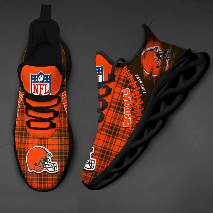 Unique Cleveland Browns Yezy Sneakers