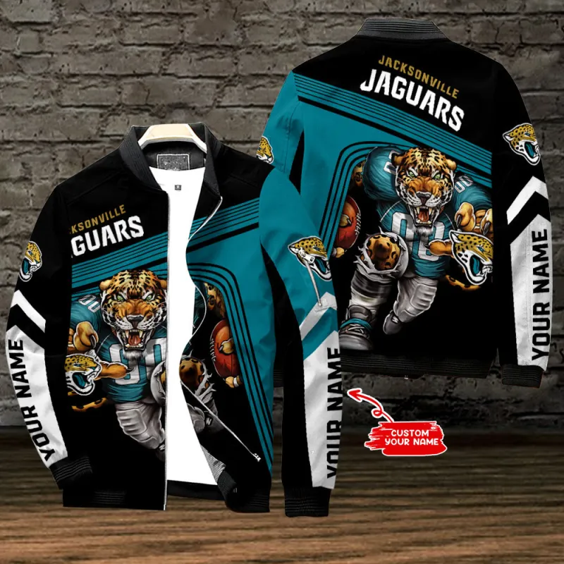 Jacksonville Jaguars Personalized Bomber Jacket