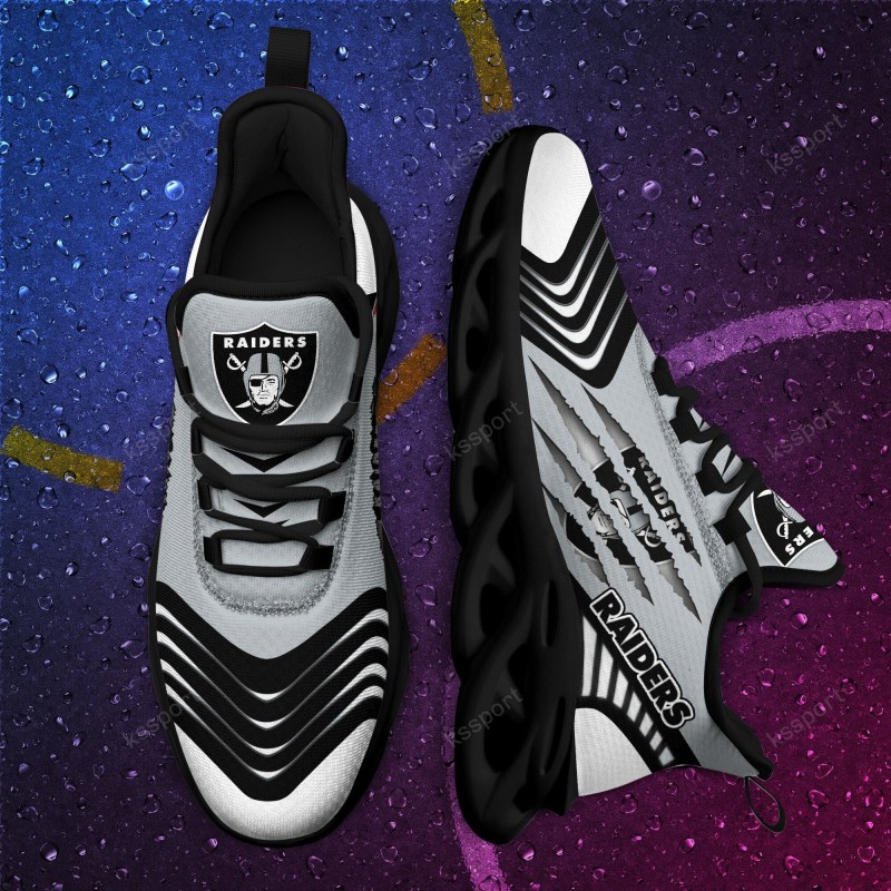Las Vegas Raiders Yezy Running Sneakers Lifestyle