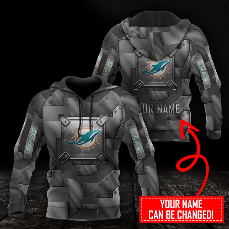 Miami Dolphins Personalized Hoodie