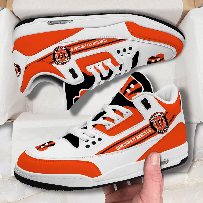 Cincinnati Bengals JD03 Genuine Leather Shoes