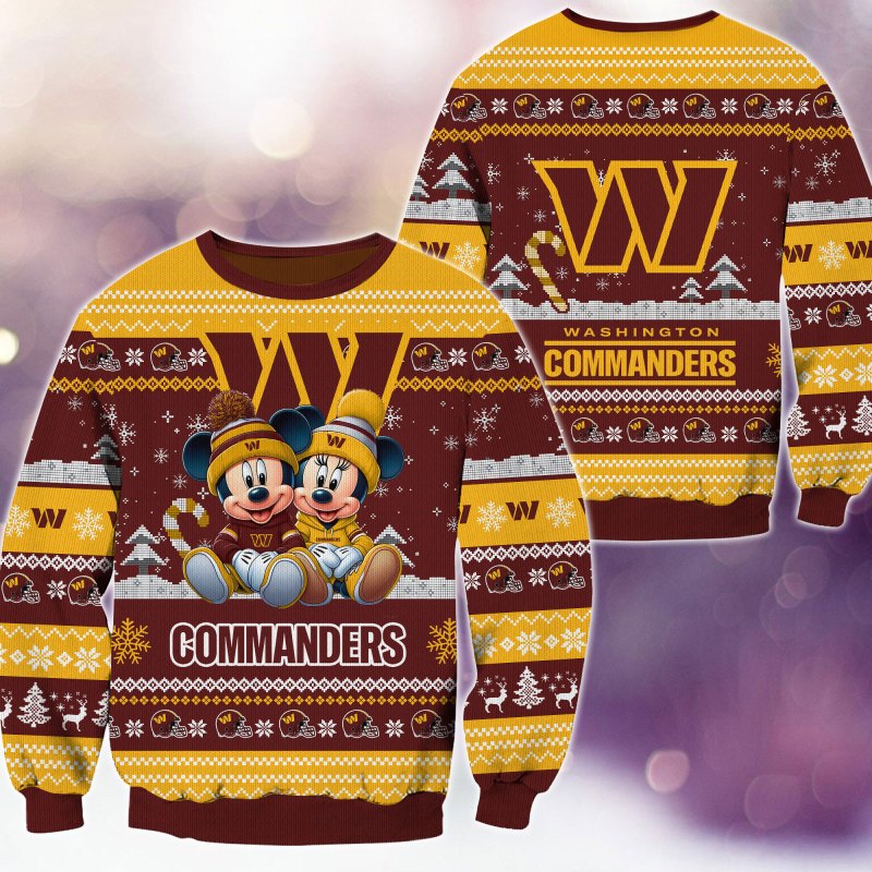 Washington Commanders Ugly Christmas Sweater