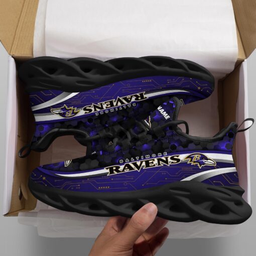 Baltimore Ravens Personalized Yezy Running Sneakers 85 5 Baltimore Ravens Personalized Yezy Running Sneakers