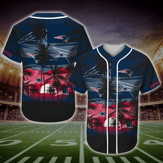 New England Patriots Baseball Jersey
