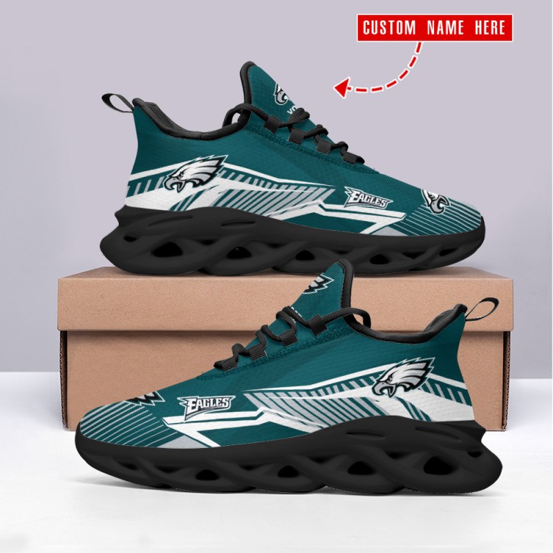 Philadelphia Eagles Personalized Yezy Running Sneakers