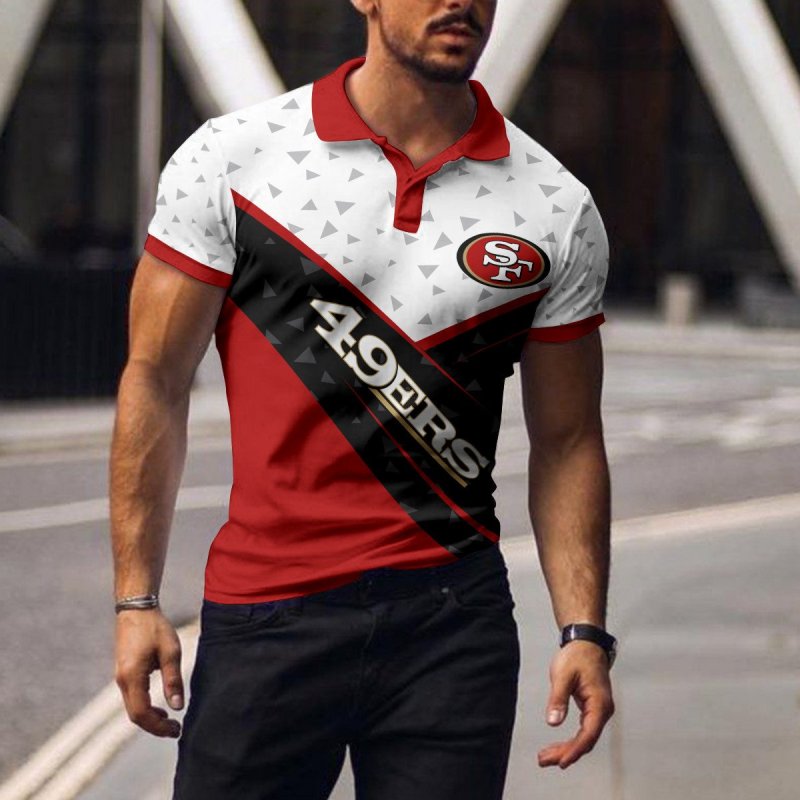 San Francisco 49ers Polo T-shirt Front View