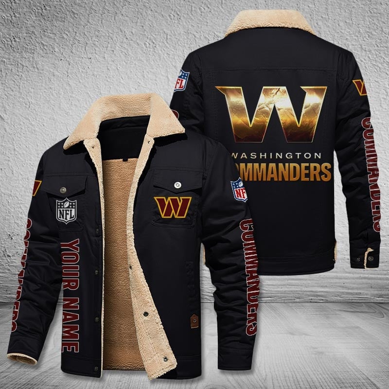 Washington Commanders Fleece Bomber Jacket