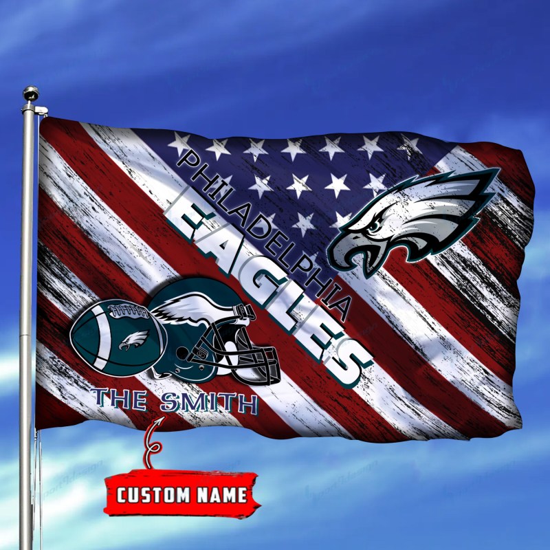 Philadelphia Eagles Personalized Flag