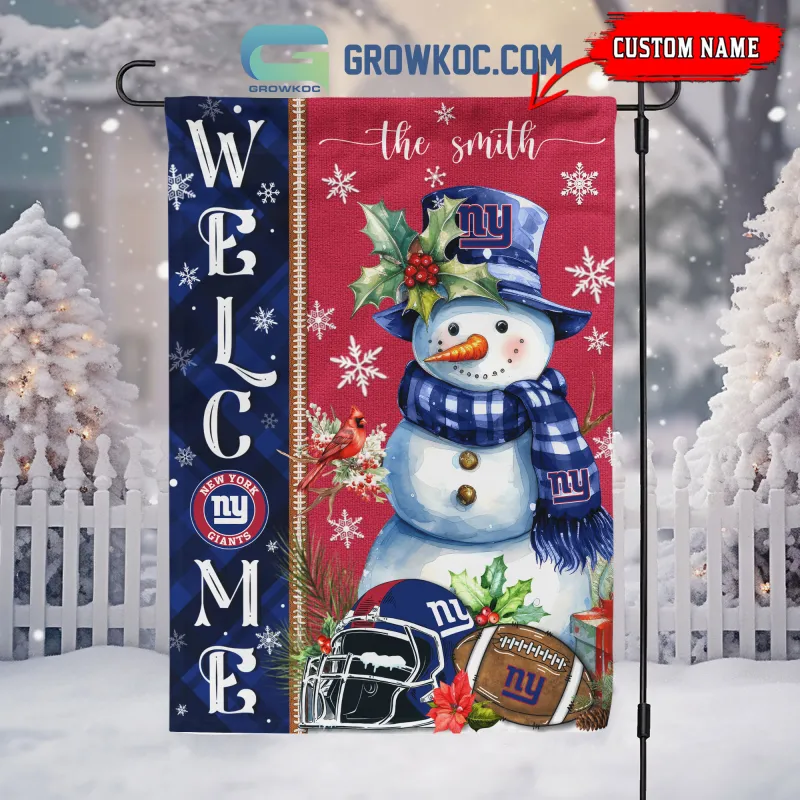 New York Giants Personalized Flag