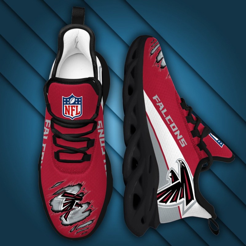 Atlanta Falcons Yezy Running Sneakers Lifestyle Image