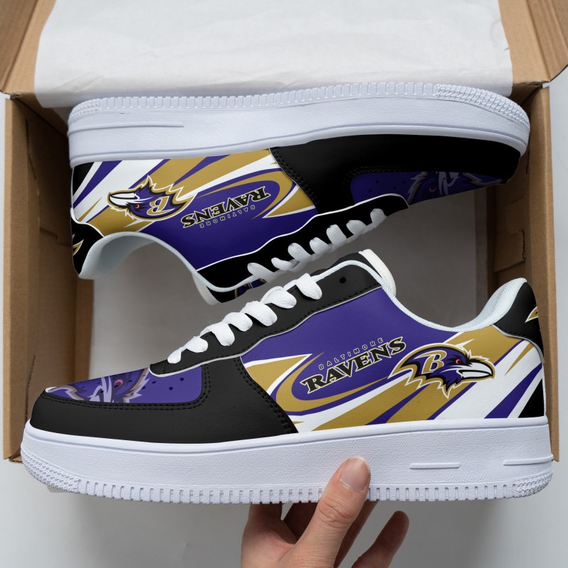Baltimore Ravens Personalized AF1 Shoes - Image 2