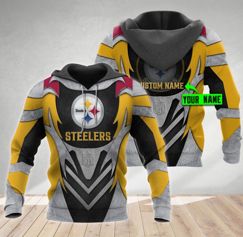 Pittsburgh Steelers Personalized All Over Printed Sweater