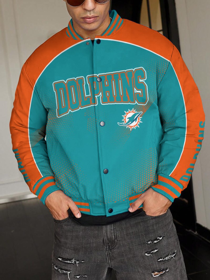 Miami Dolphins Varsity Jacket