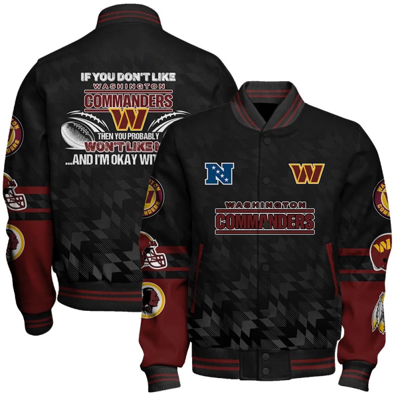 Washington Commanders Varsity Jacket