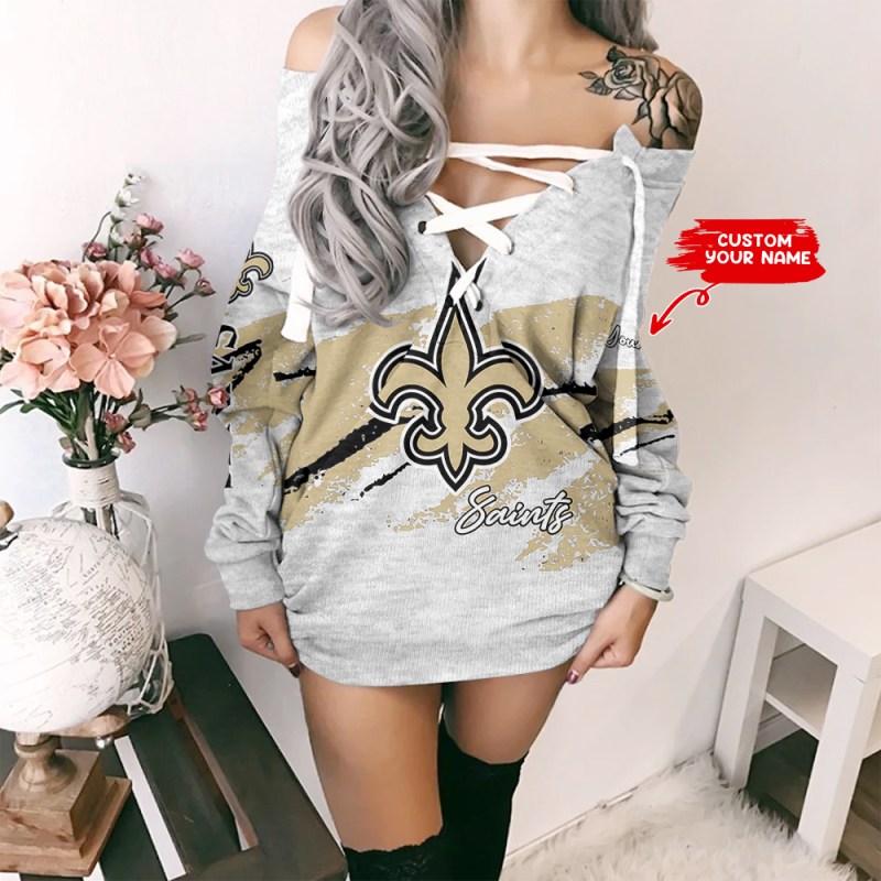 New Orleans Saints Sweatshirt Back View