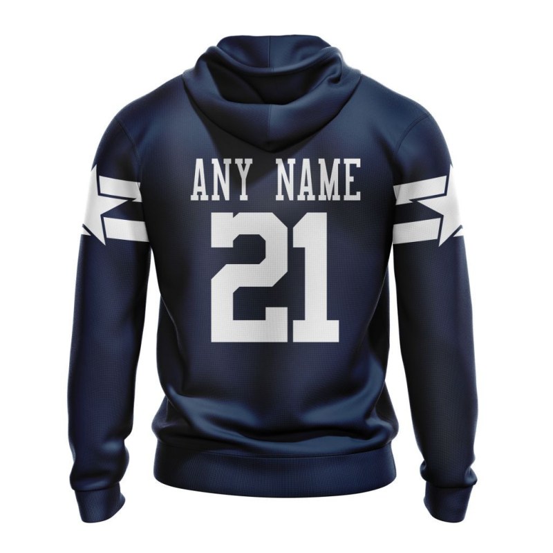 Dallas Cowboys Personalized Hoodie Side View