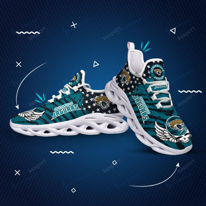 Jacksonville Jaguars Yezy Running Sneakers