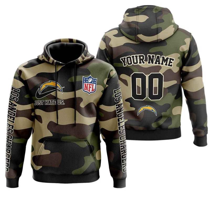 Los Angeles Chargers Personalized Hoodie