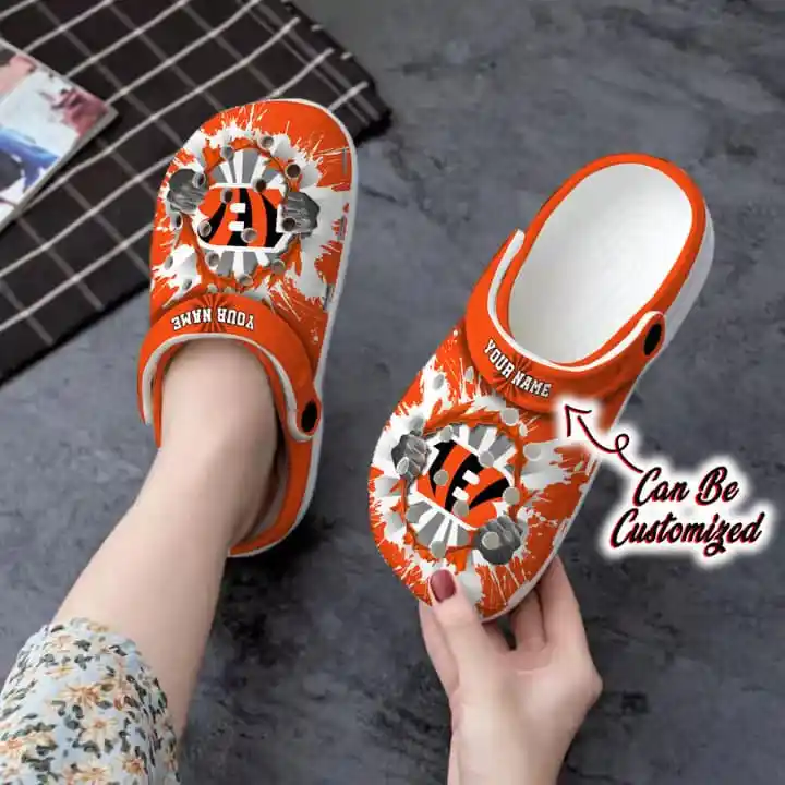 Cincinnati Bengals Personalized Clog