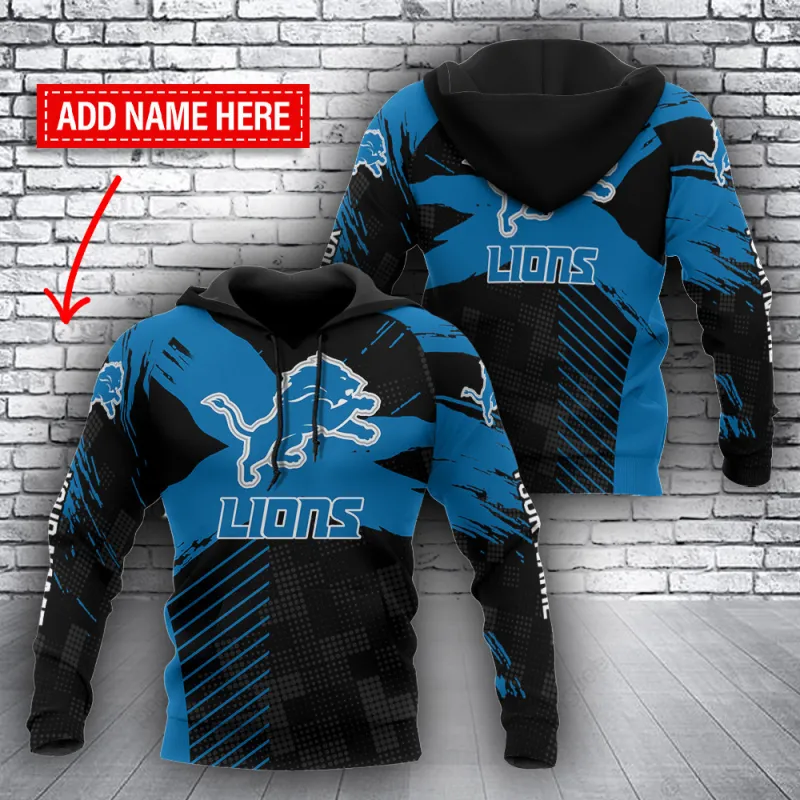 Detroit Lions Personalized Hoodie