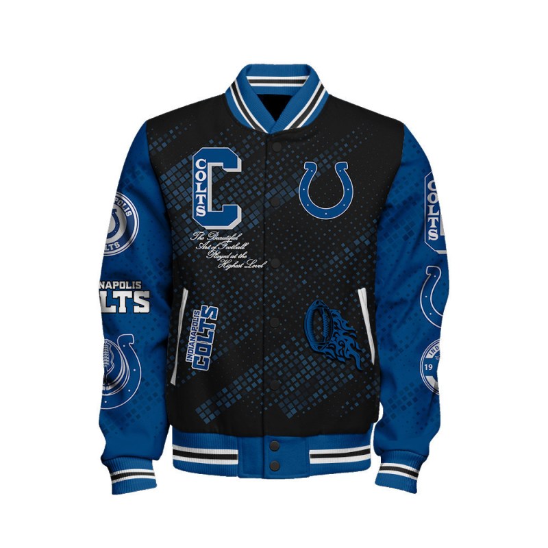 Indianapolis Colts Unisex Varsity Jacket Image 2