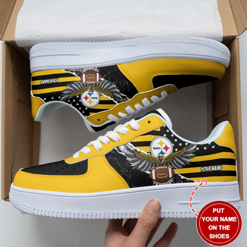 Pittsburgh Steelers Personalized AF1 Shoes Image 1