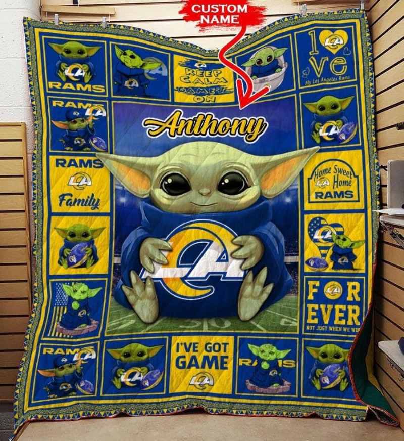 LA Rams NFL Quilt