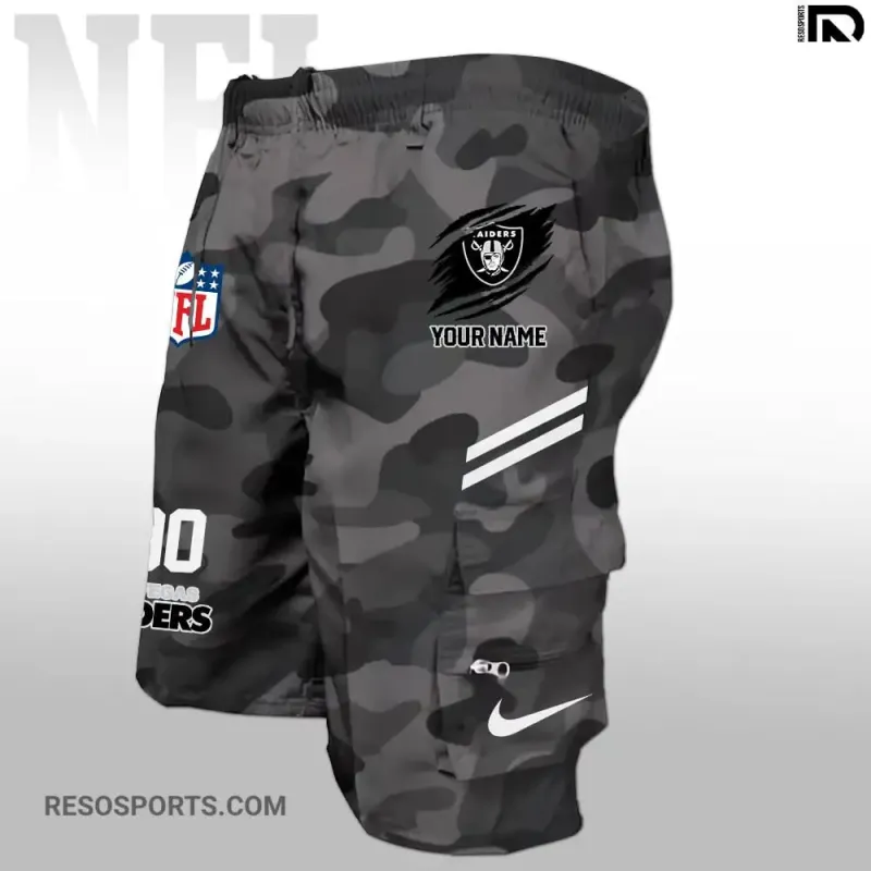 Las Vegas Raiders Multi-Pockets Man Shorts 3
