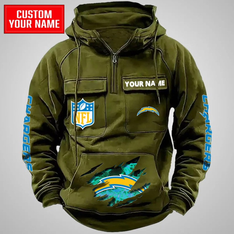 Los Angeles Chargers Hoodie Green