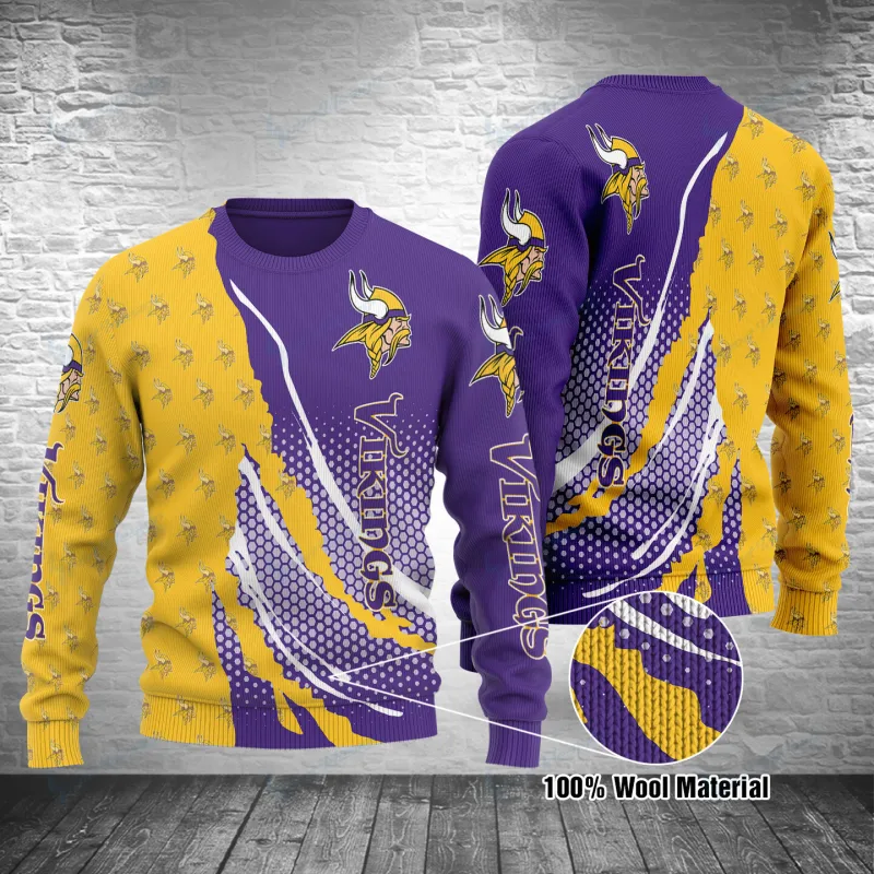 Minnesota Vikings Woolen Sweater