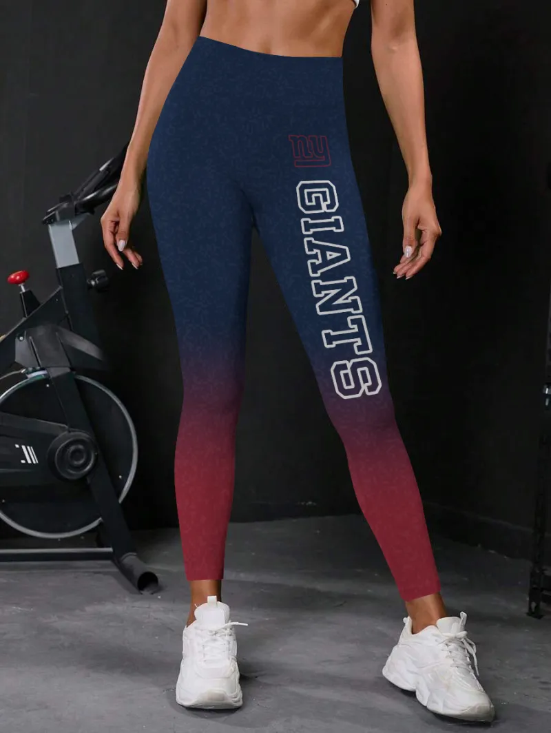 Comfortable High Waist Leggings for NFL Fans