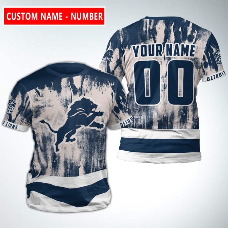 Detroit Lions Personalized T-Shirt