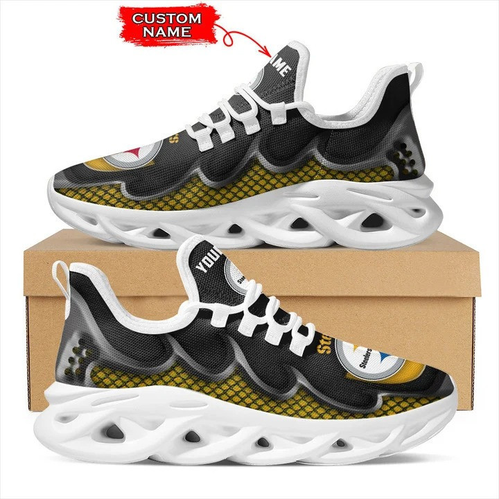Pittsburgh Steelers Personalized Yezy Running Sneakers BG408